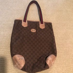 Gucci vintage GG Canvas tote